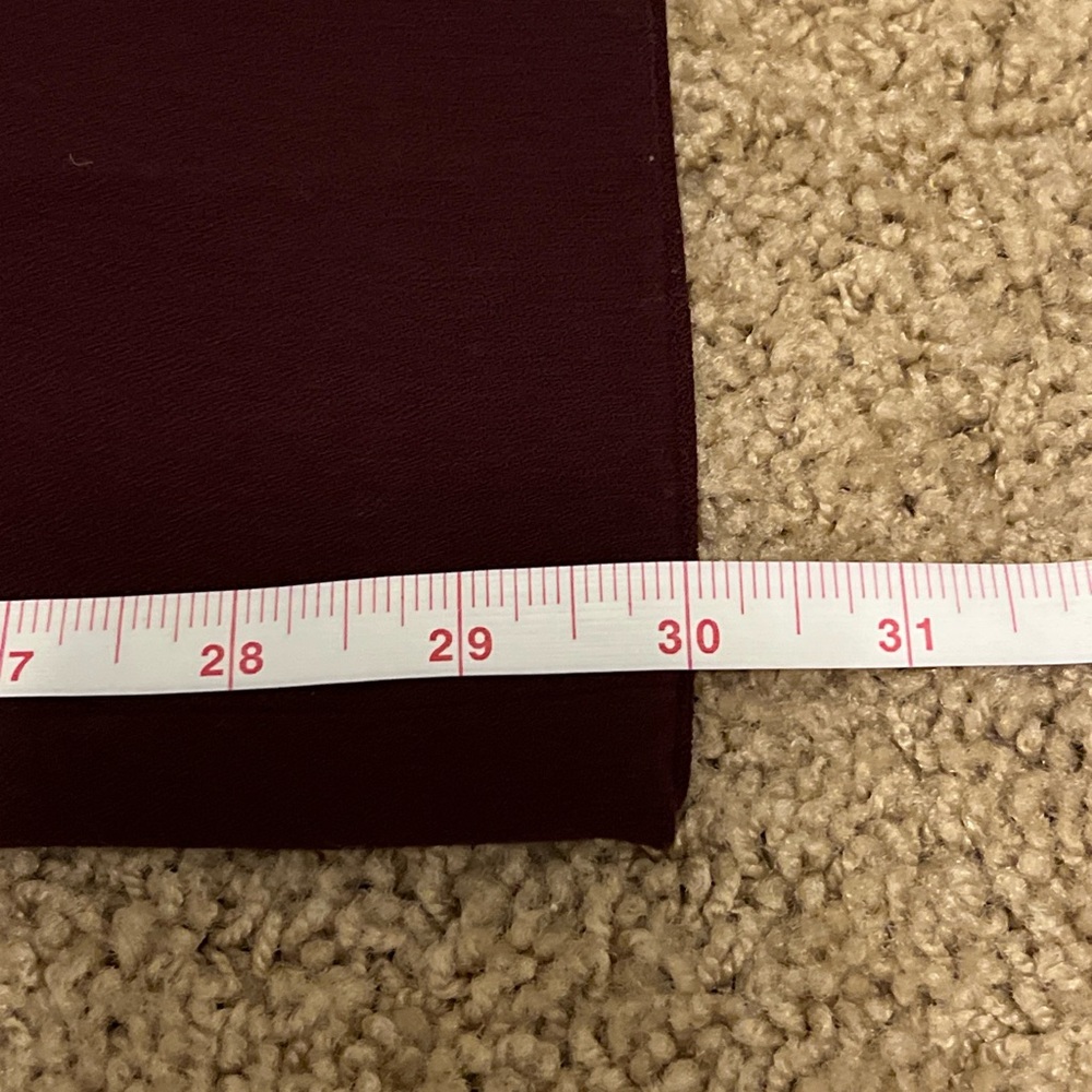 Mario Serrani Ladies’ Deep Wine Career Trouser Pants Size 2 - Picture 8 of 10